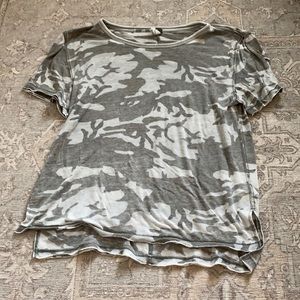 Free People Camo Tee